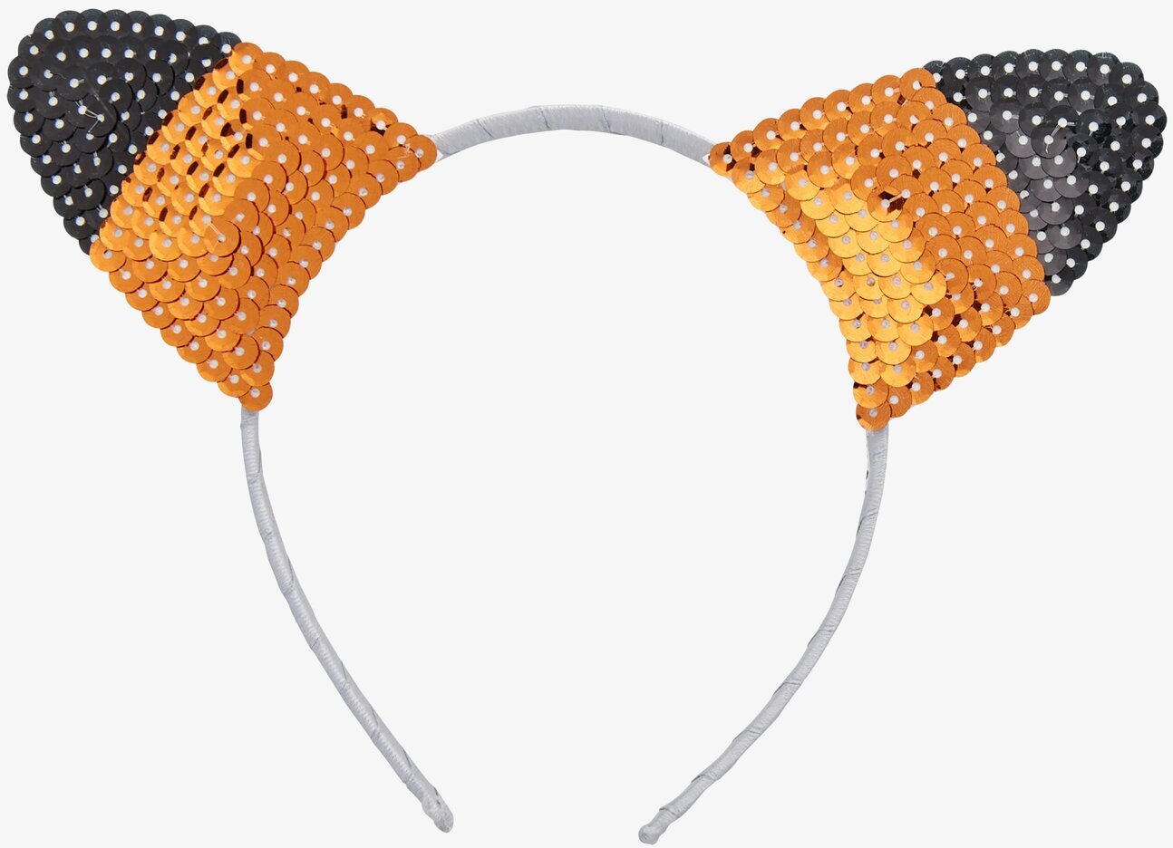 Paljettdiadem från Rice med kattöron och glittrande paljetter