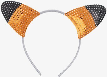 Paljettdiadem från Rice med kattöron och glittrande paljetter