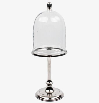 Kakfat Dome från Interstil med glas-kupol och glänsande bas