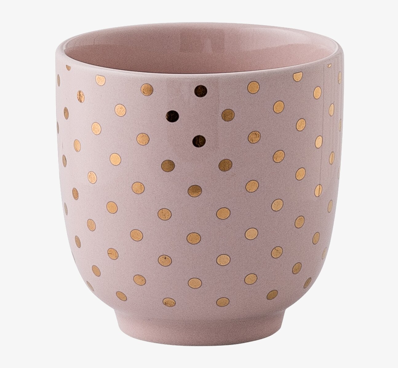 Kopp Henrietta Rosa/Guld från Bloomingville med guldprickar