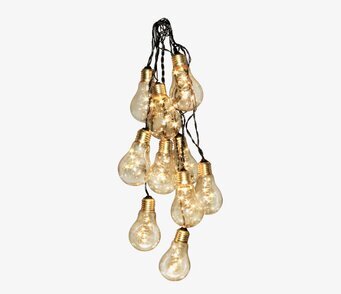 Ljusslinga LED Guld från Havsö med varmvita LED-lampor