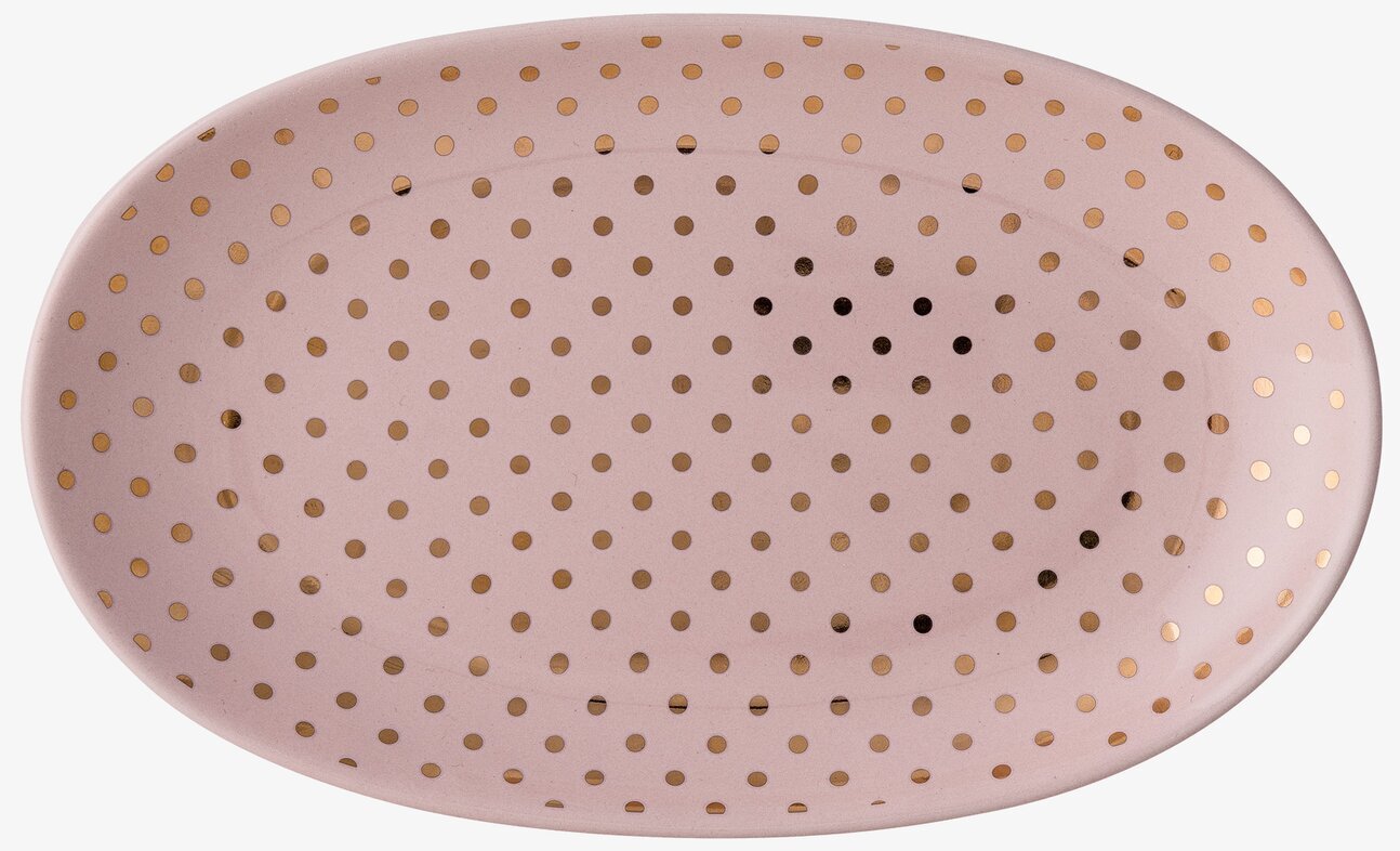 Tallrik Henrietta Rosa/Guld från Bloomingville, elegant design