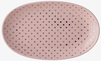 Tallrik Henrietta Rosa/Guld från Bloomingville, elegant design