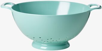 Durkslag Melamin Medium från Rice i ljusblå färg