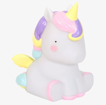 Lampa Enhörning LED från A Little Lovely Company i barnrum