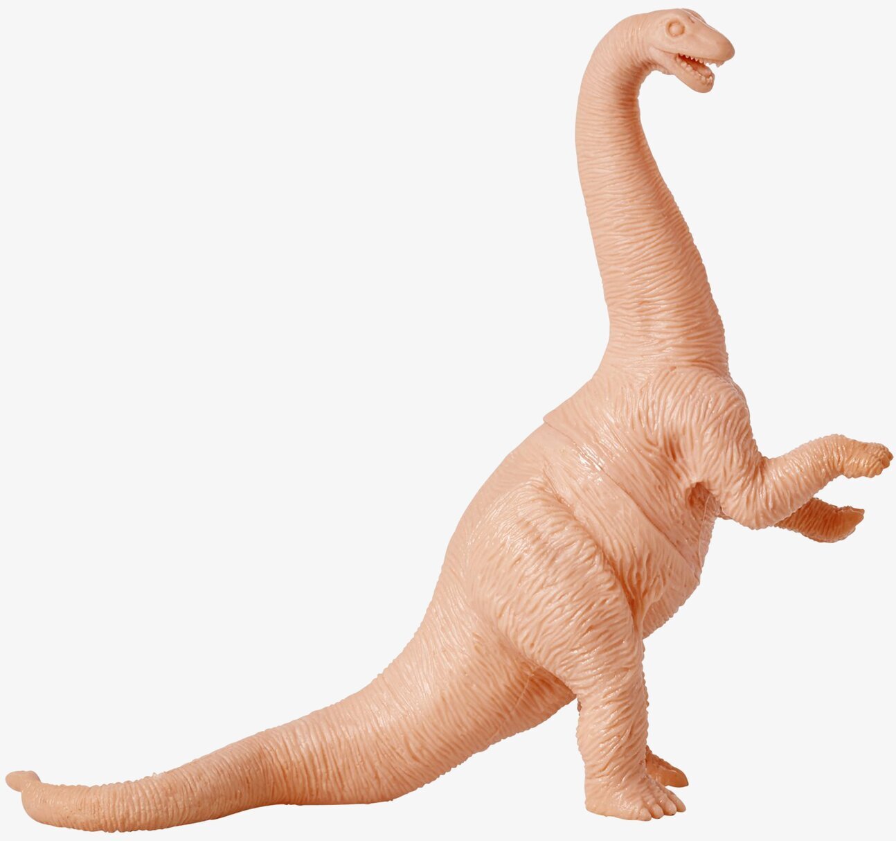 Dinosaurie från Rice i rosa med realistiska detaljer