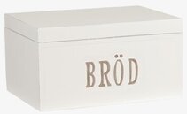 Brödbox från Different Design i vit färg på köksbänk