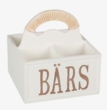 Dryckeshållare Bärs från Different Design i vitmålat trä