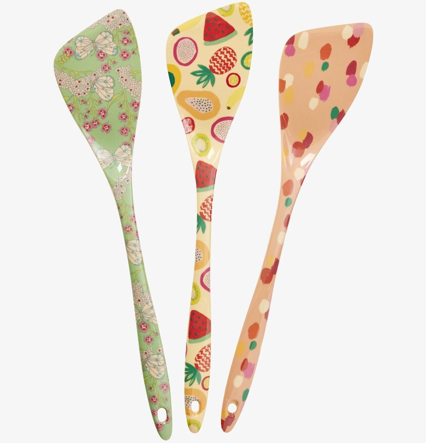 Stekspade - Today Is Fun från Rice i tre färgglada mönster