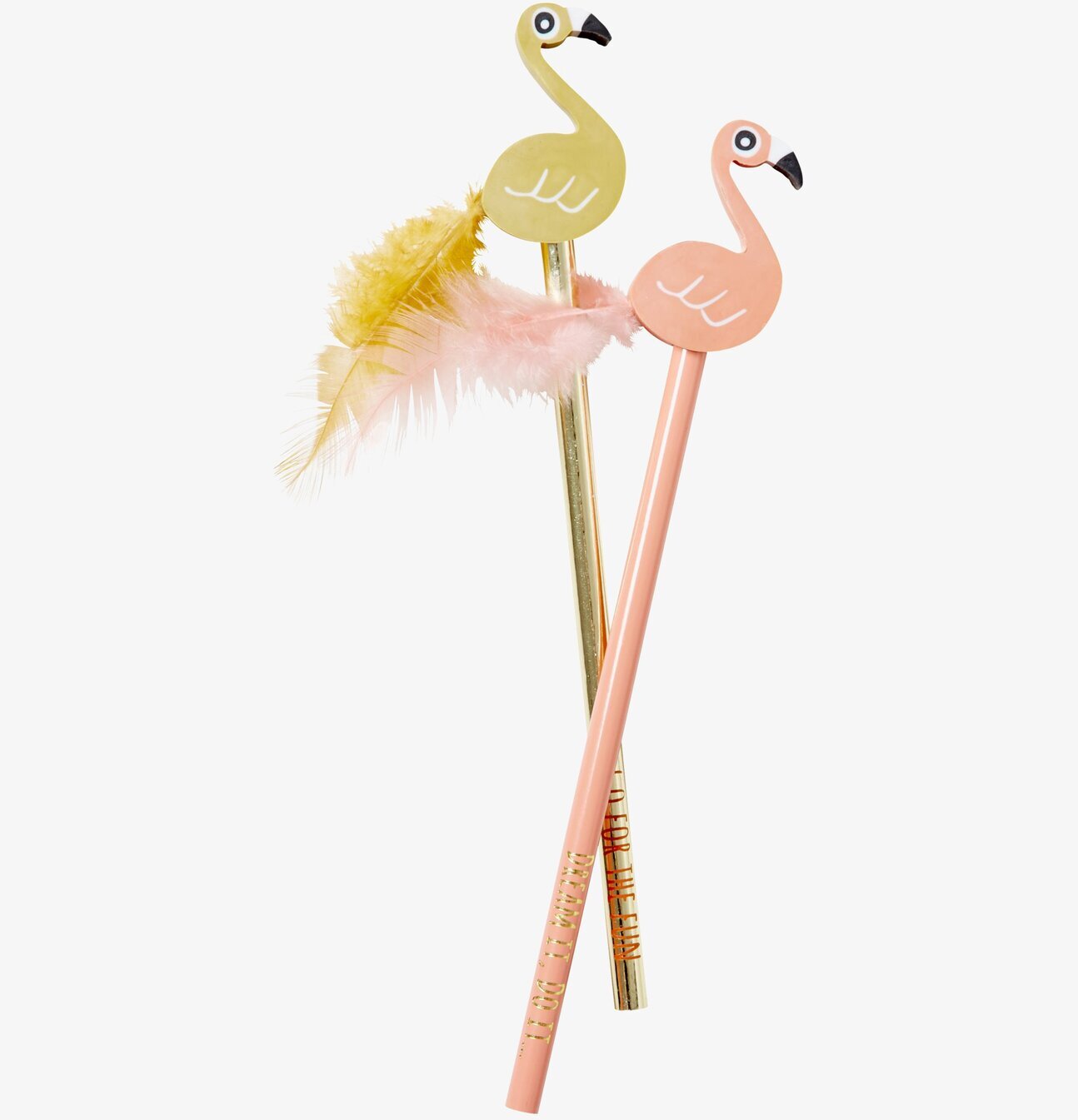 Flamingopenna Med Suddgummi från Rice, färgglad och lekfull