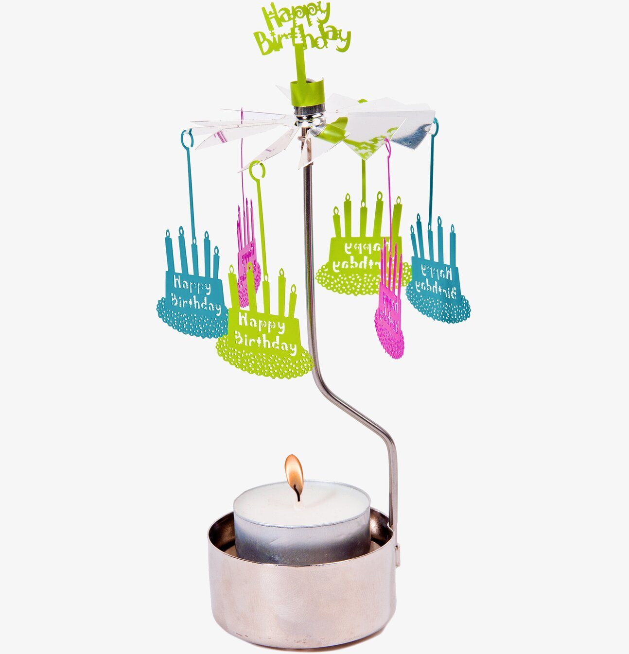 Änglaspel Musik Happy Birthday från Pluto Produkter snurrar