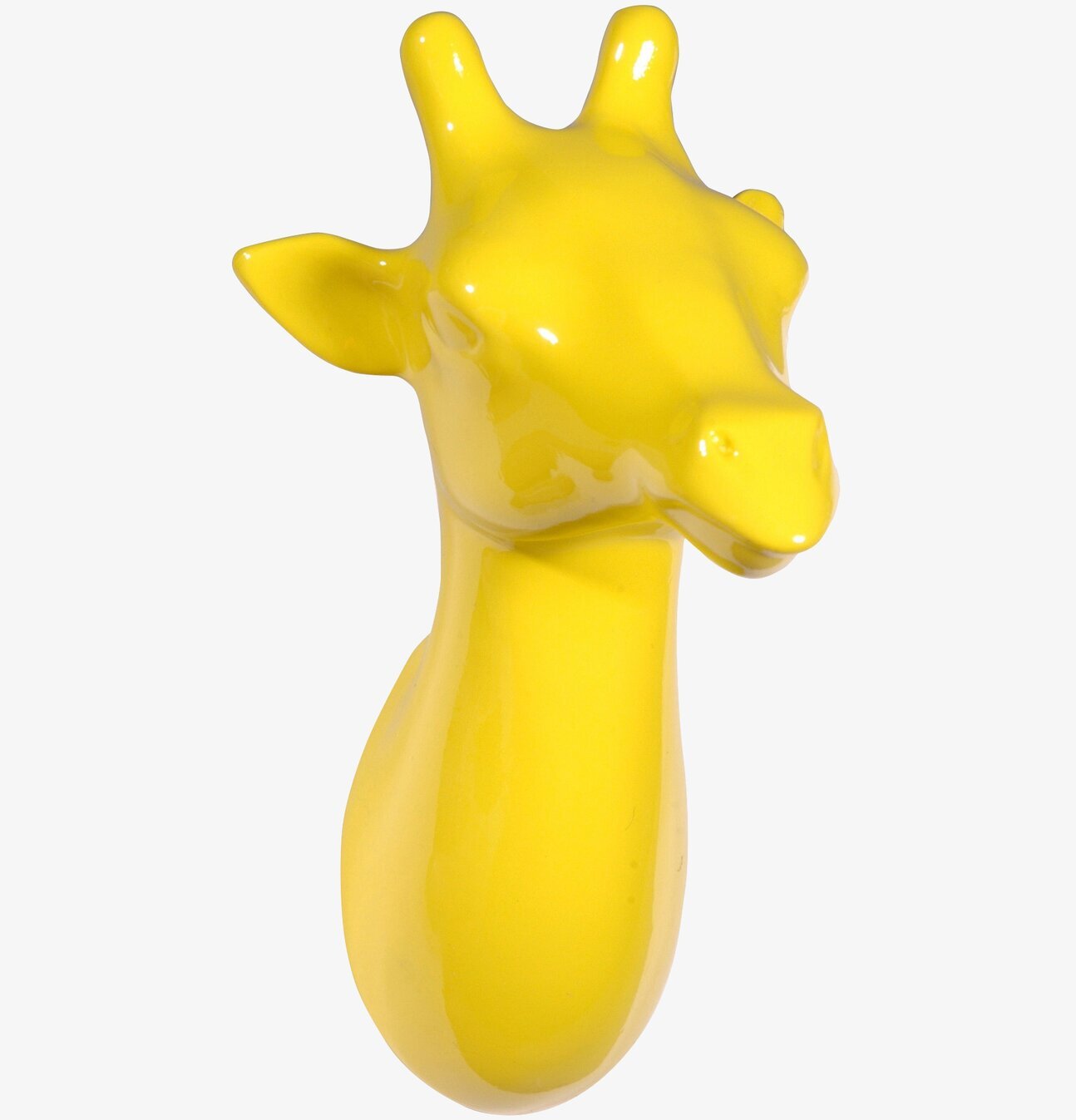Väggkrok Giraff Gul från The Zoo i livfull gul färg