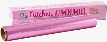 Rice Aluminiumfolie Rosa i rosa förpackning med köksmotiv