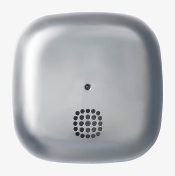 Brandvarnare Kupu Krom från Jalo med kromfärgad yta