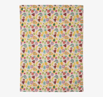 Kökshandduk Tutti Frutti från Rice med färgglada frukter