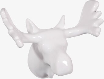 Väggkrok Älg Vit från The Zoo, elegant och funktionell
