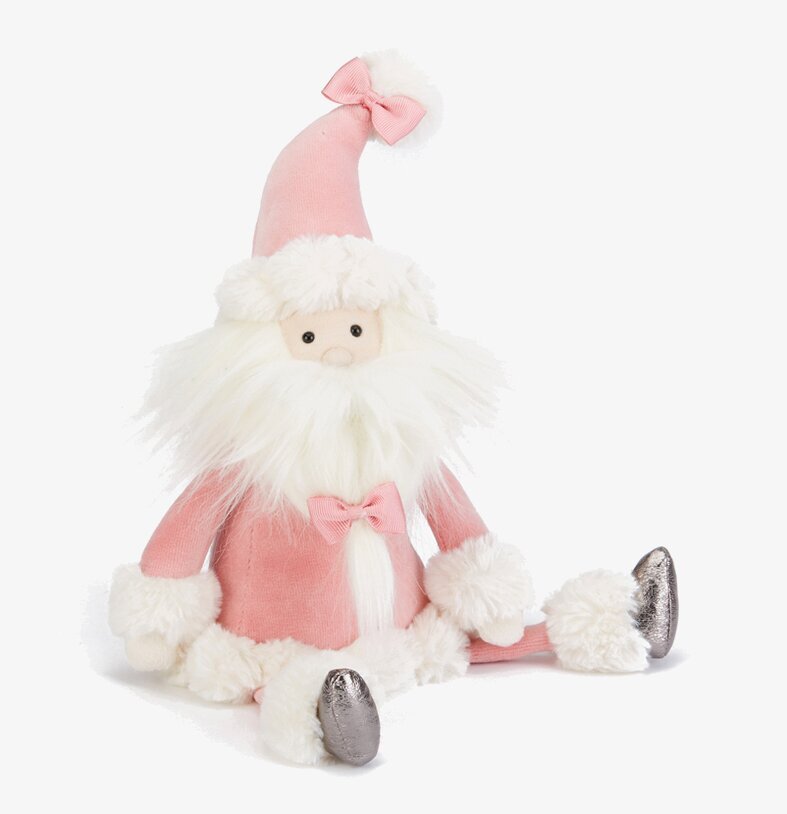 Gosedjur Splendid Santa från Brigbys i rosa outfit med detaljer