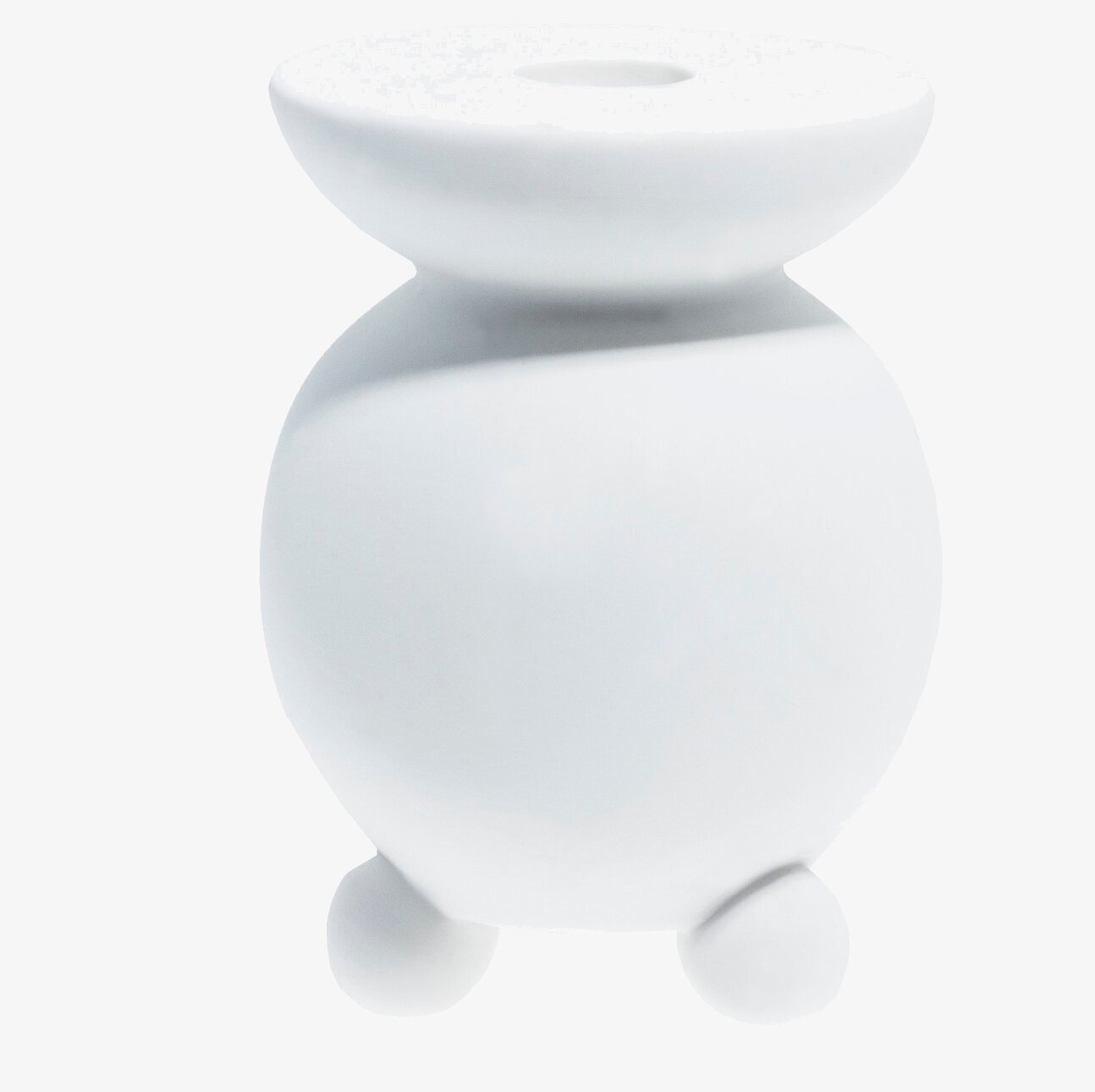 Linneryd Ljusstake Vit från Storefactory i vit keramik