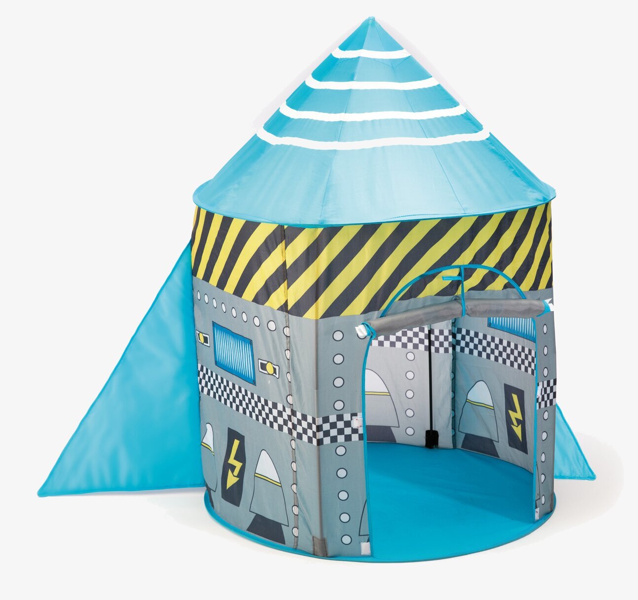 Lektält Raket från Brigbys med rakettema för barnlek