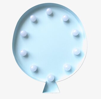 Ballong LED-Lampa Turkos från Familyroom i ballongform