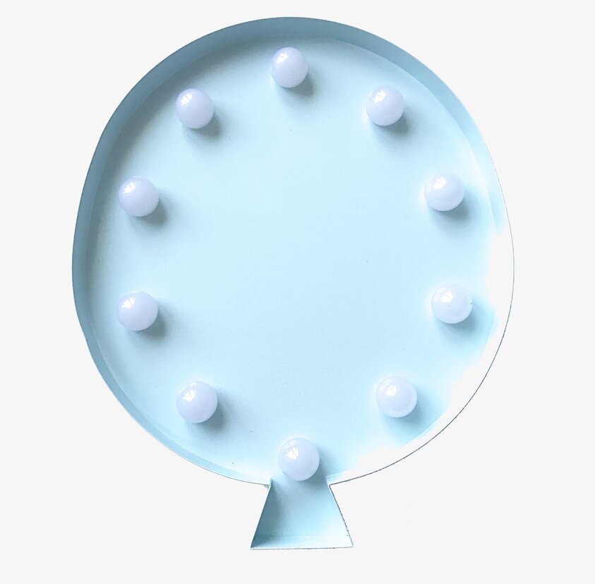 Ballong LED-Lampa Turkos från Familyroom i ballongform