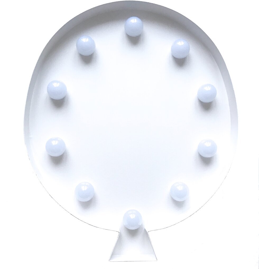 Ballong LED-Lampa Vit från Familyroom i minimalistisk miljö