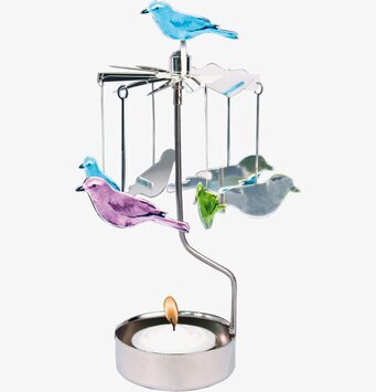 Änglaspel Fågel från Pluto Produkter med färgglada fåglar