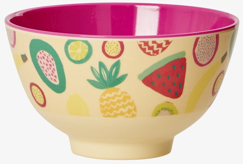 Liten Skål Tutti Frutti Print från Rice med färgglada frukter