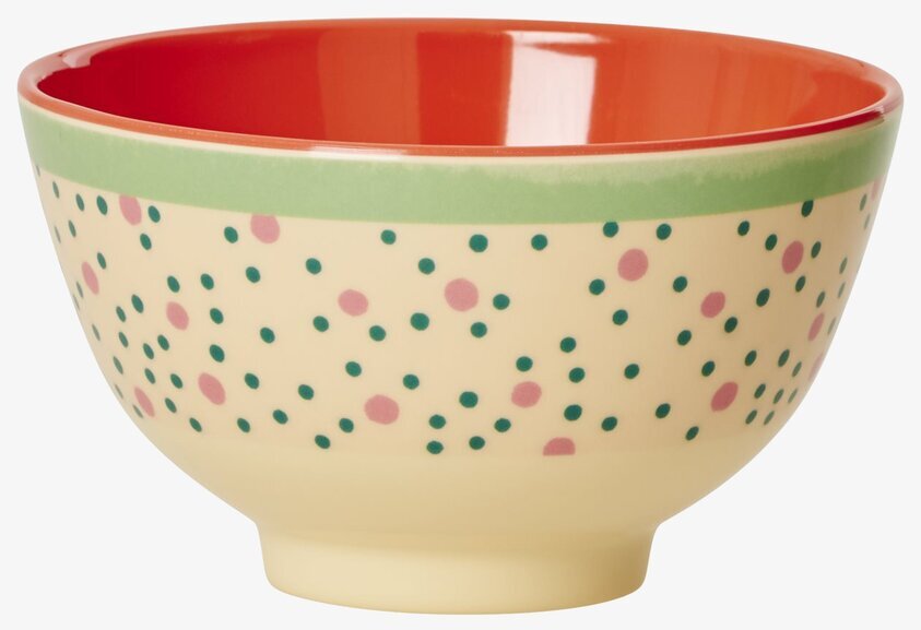 Liten Skål Connecting The Dots Print från Rice med prickmönster