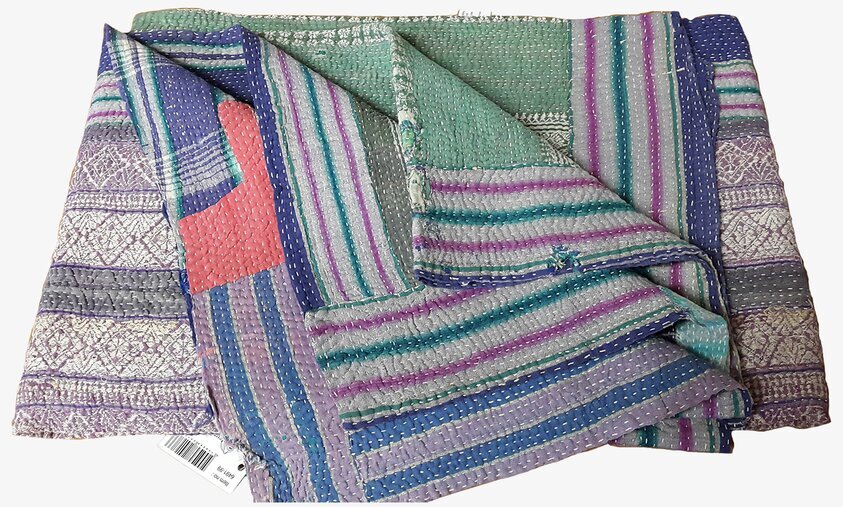 Pläd Sari - IB Laursen, färgstark och mönstrad pläd