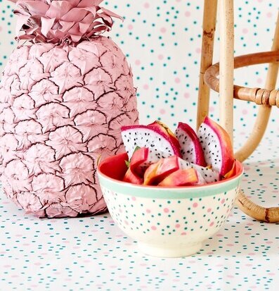 Liten Skål Connecting The Dots Print från Rice med frukt