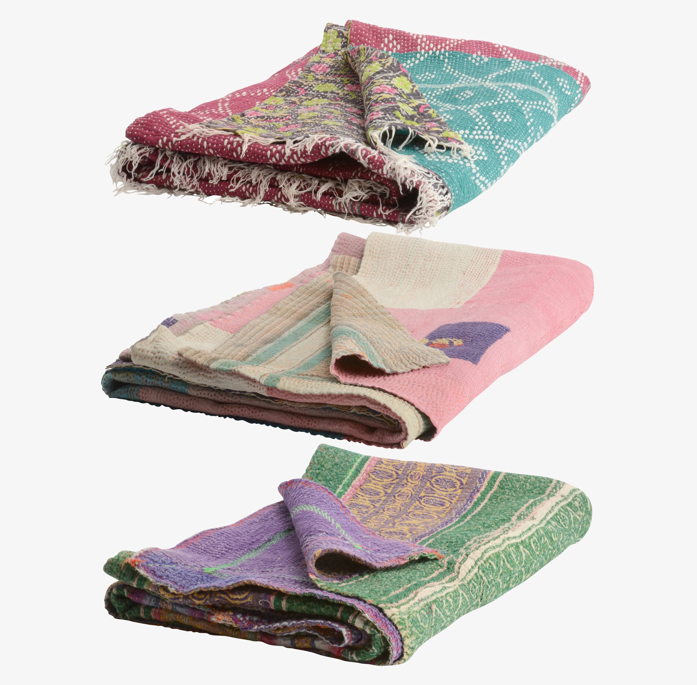 Pläd Sari - IB Laursen i färgglada mönster och nyanser