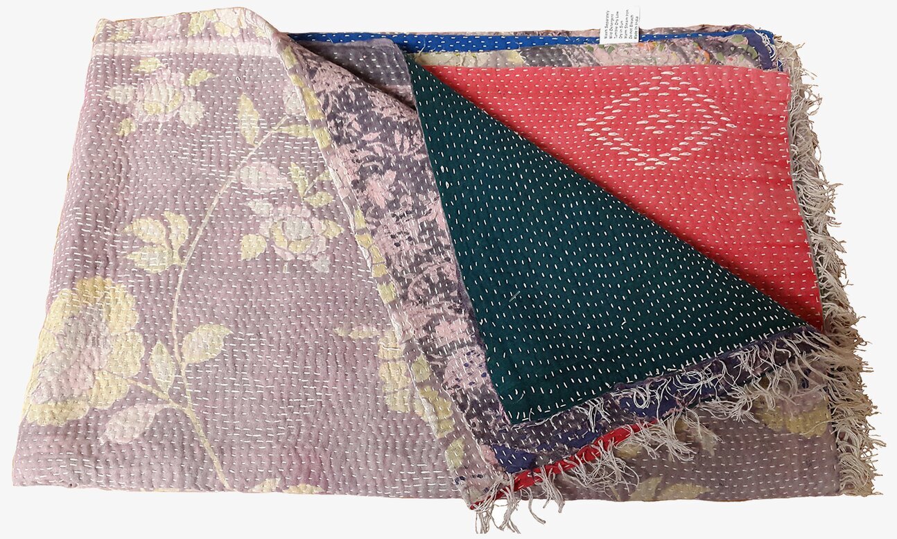 Pläd Sari - IB Laursen, färgstark och mönstrad pläd