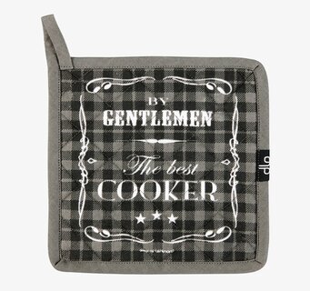 Grytlapp The Best Cooker från Derriére la porte i rutmönster