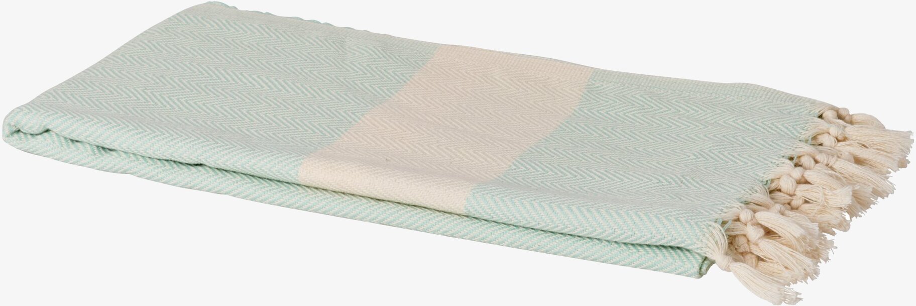 Hamam Handduk Pastellgrön från Moomin by Martinex med fransar