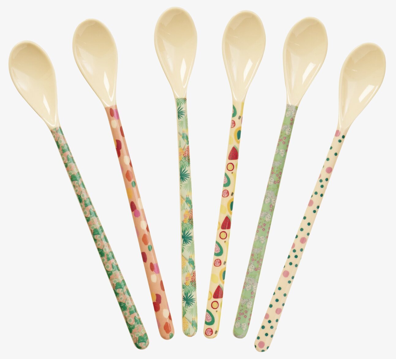 Rice Långa Skedar - Today Is Fun med färgglada handtag