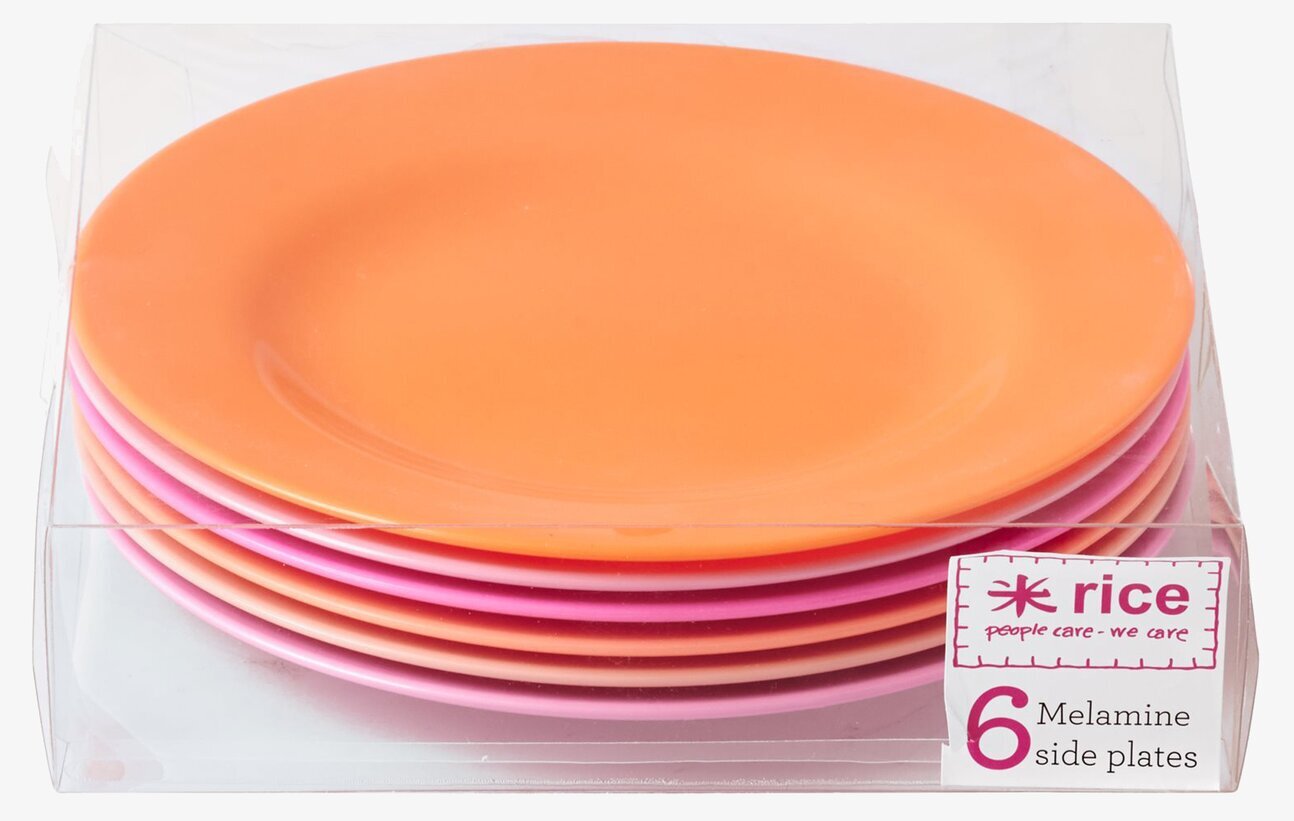 Tallrikar 6-Pack - Today Is Fun från Rice i färgglada toner