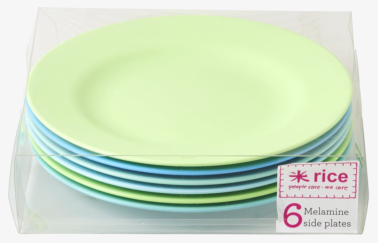 Tallrikar 6-Pack - Today Is Fun från Rice i plastförpackning