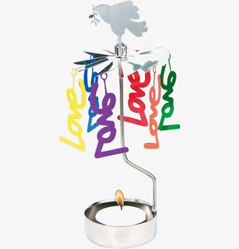 Bild av dekorativt änglaspel med färgglada detaljer