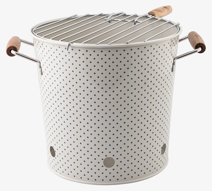 Grill Plåthink Prickig från Bloomingville mot vit bakgrund