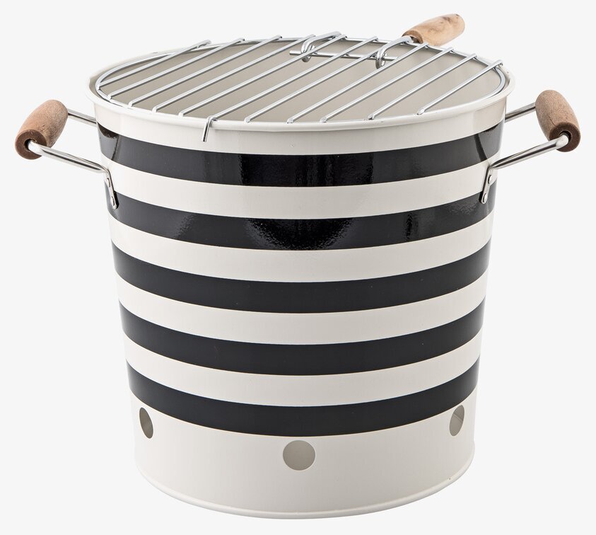 Grill Plåthink Randig från Bloomingville med randigt mönster