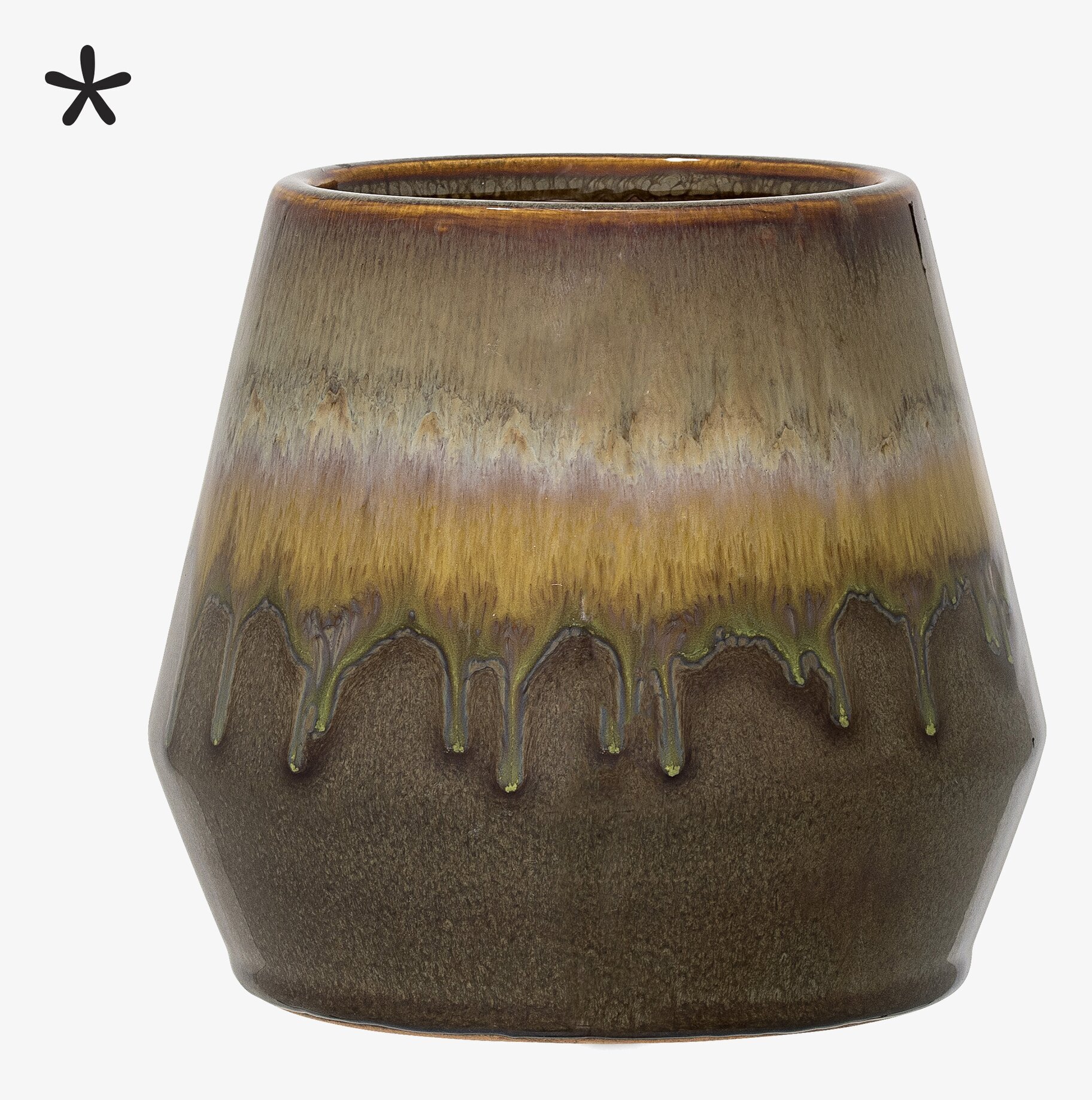 Blomkruka Grön från Bloomingville med glansig finish