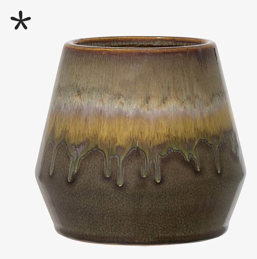 Blomkruka Grön från Bloomingville med glansig finish