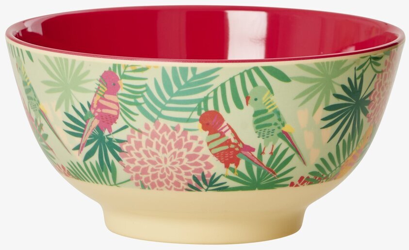 Skål Tropical Print från Rice med färgglatt tropiskt mönster