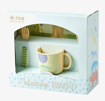 Presentbox Melamin Animal från Rice med lekfullt djurmotiv