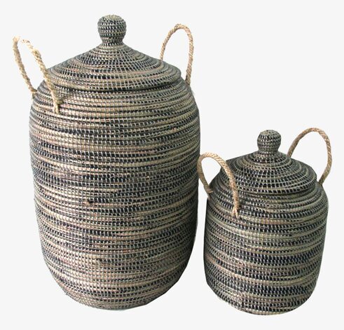 Förvaringskorg New Grey från New Ways Import i två storlekar