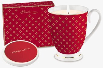 Doftljus - Merry Xmas från BOXinBAG i röd och guld design