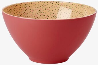 Salladsskål Connecting The Dots Print från Rice, färgglad