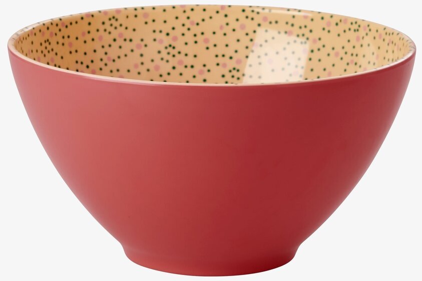 Salladsskål Connecting The Dots Print från Rice, färgglad