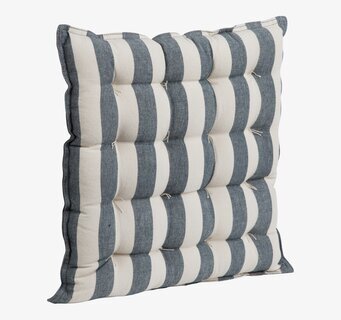 Sittdyna Grå Ernst från Ernst med randigt mönster 45x45 cm